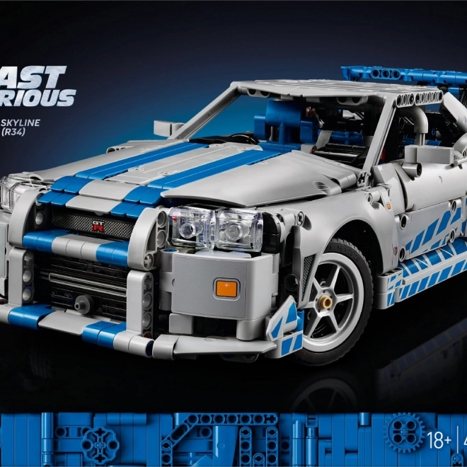 Stavebnica Technic Nissan Skyline GT-R z filmu Rýchlo a zbesilo