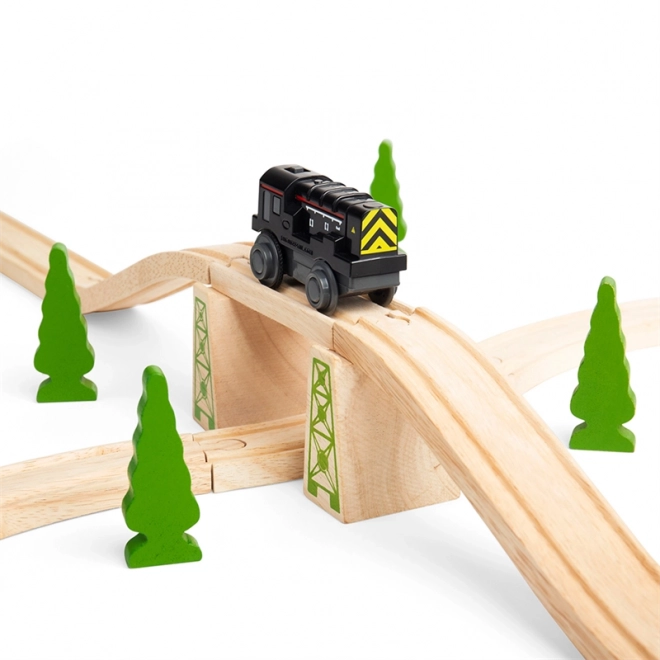 Dieselová lokomotíva Bigjigs Rail na batérie