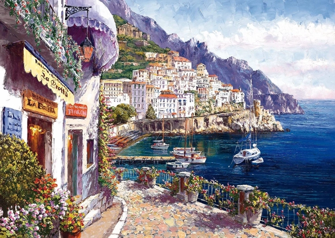 Puzzle popoludnie v Amalfi 2000 dielikov