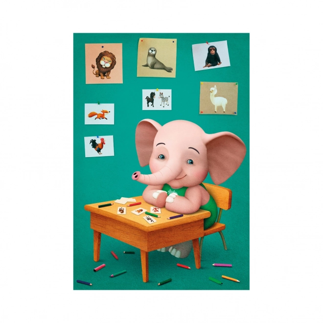 Puzzle Sloník Mio 24 dielikov