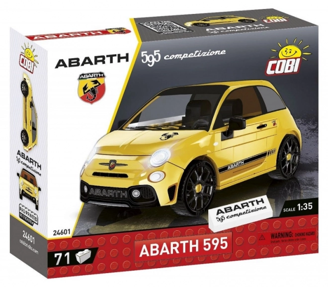 Model auta Abarth 595 Competizione - stavebnica COBI