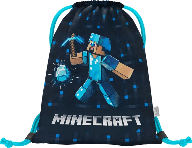 Sáček na topánky Minecraft modrá sekera