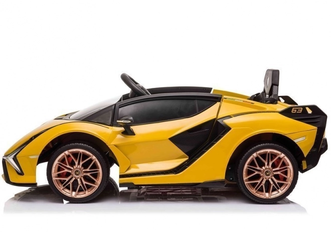 Auto na akumulátor Lamborghini Sian žlté