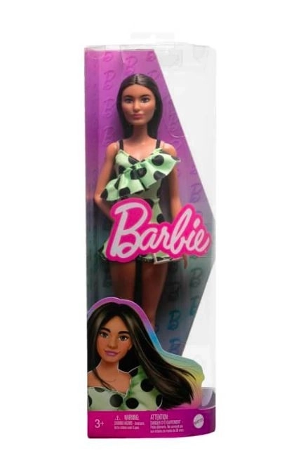 Barbie Fashionistas v kombinéze s bodkami