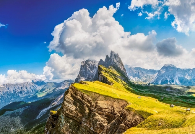 Puzzle 1500 dielikov Majestátne Dolomity Taliansko