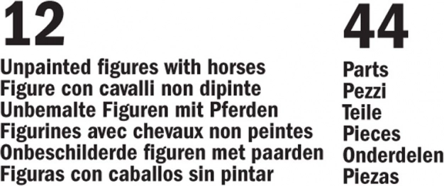 12 figúrok, 44 dielov