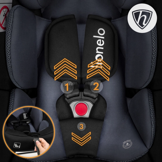 Lionelo autosedačka Astrid i-Size 40-87 cm, béžový piesok