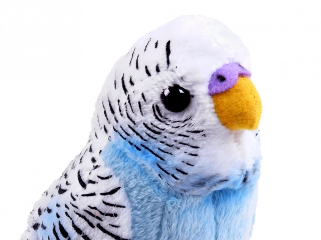 Maskot modrý papagáj