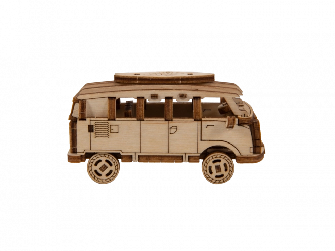 Drevené 3D puzzle Superfast retro minibus