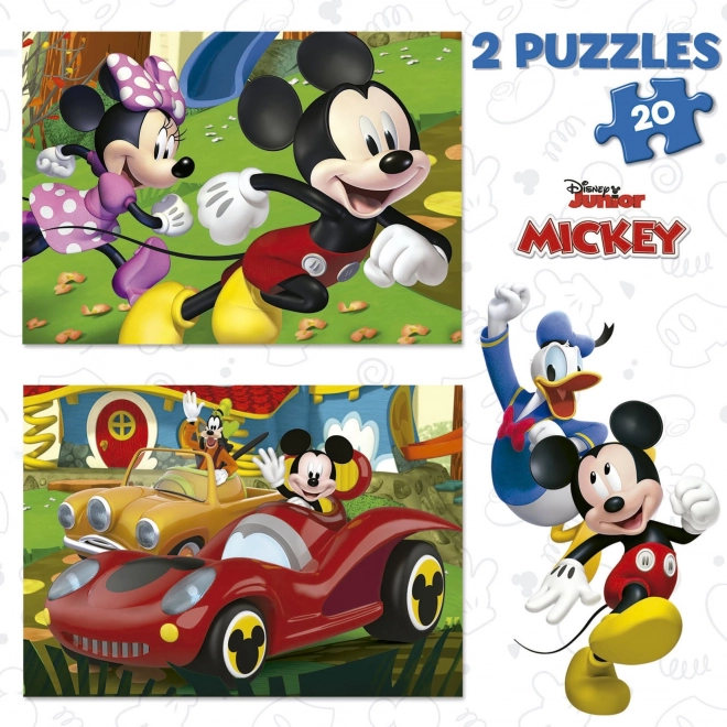 Educa Puzzle Mickey Mouse: Zábavný Park
