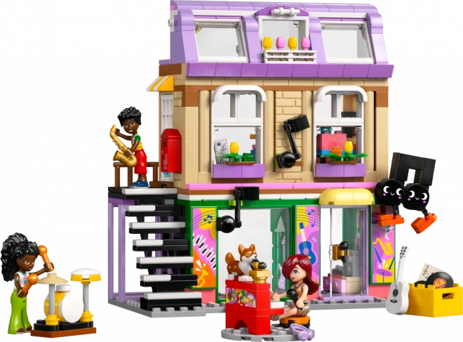 LEGO Friends obchod s hudobninami a byt