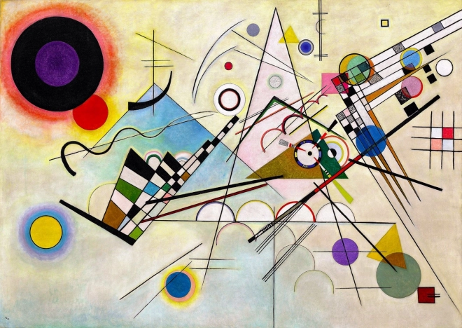 Užite si Puzzle Vassily Kandinsky: Kompozícia VIII 1000 dielikov