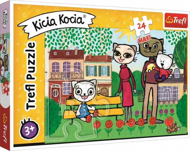 Puzzle Kicia Kocia MAXI 24 dielikov