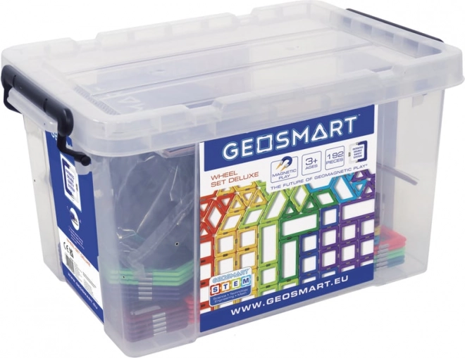 Magnetická stavebnica GeoSmart Deluxe Koliesková sada