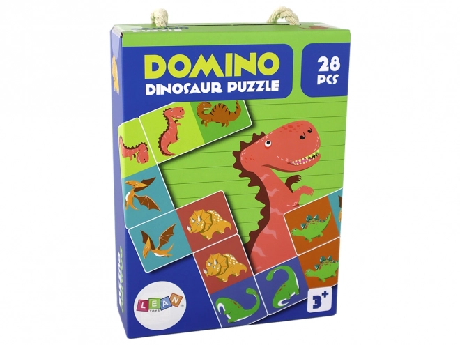 Logická hra Puzzle Domino Dinosaurovia