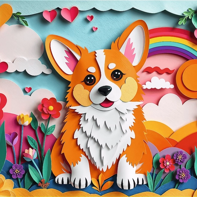 Trefl Puzzle Paper Art: Šteniatko 160 dielikov