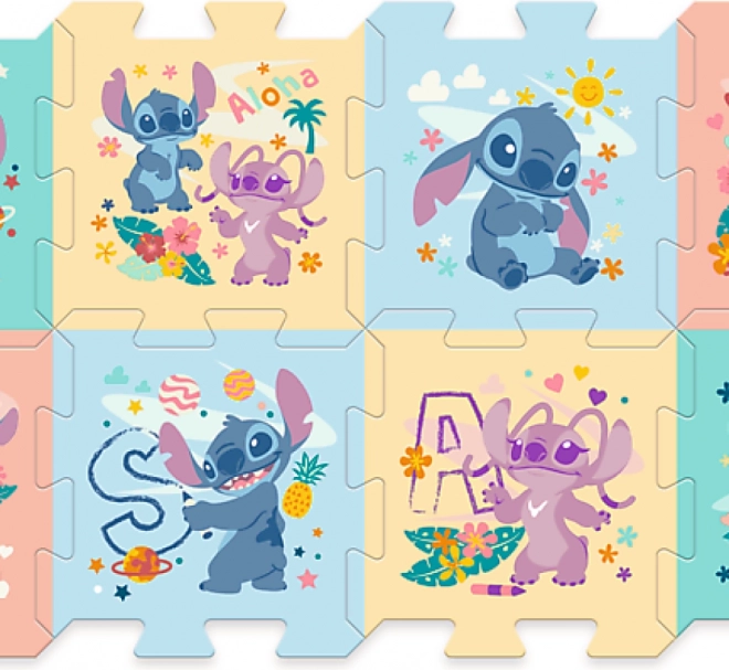 Penové puzzle Lilo & Stitch pre deti