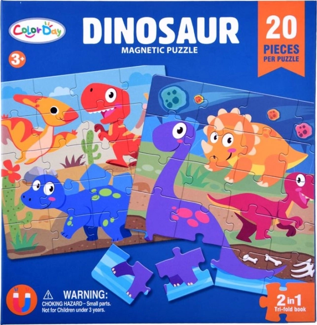 Magnetické puzzle Svět dinosaurů