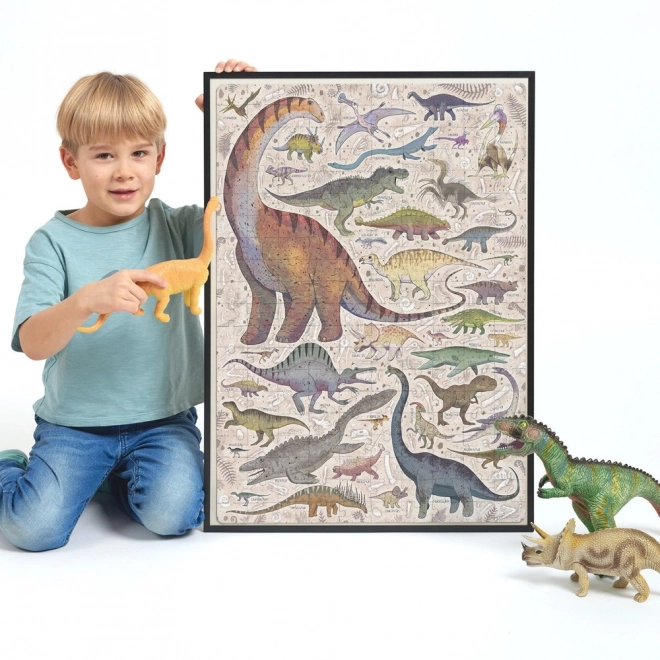 Puzzlove CzuCzu Dinosaury Rodinné Puzzle 200 dielikov