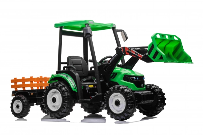 MEGA Traktor D68 s prívesom zelený