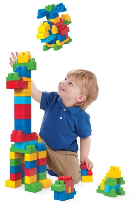 Mega Bloks First Builders kocky v plastovom vrecku 80 ks