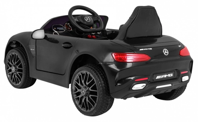 Mercedes Benz GT pre deti na batériu čierny