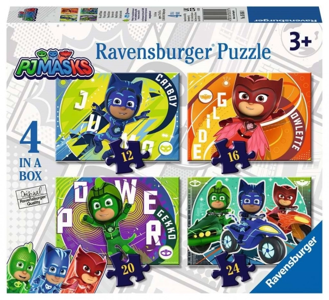 Ravensburger Puzzle Pyžamasky: Do Akcie 4v1