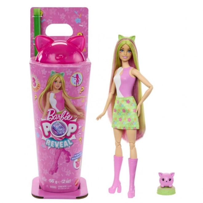 Barbie Pop Reveal kokteilové prekvapenie - mačička