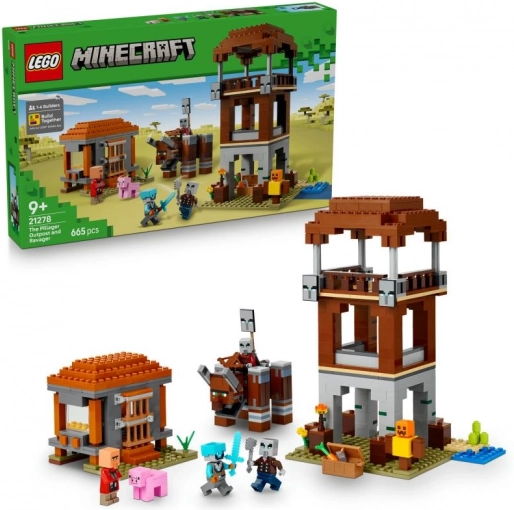 LEGO Minecraft Skrýša nájazdníkov a devastátora