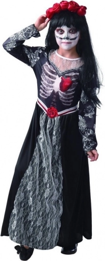 Šaty na karneval Smrť pre dievčatá