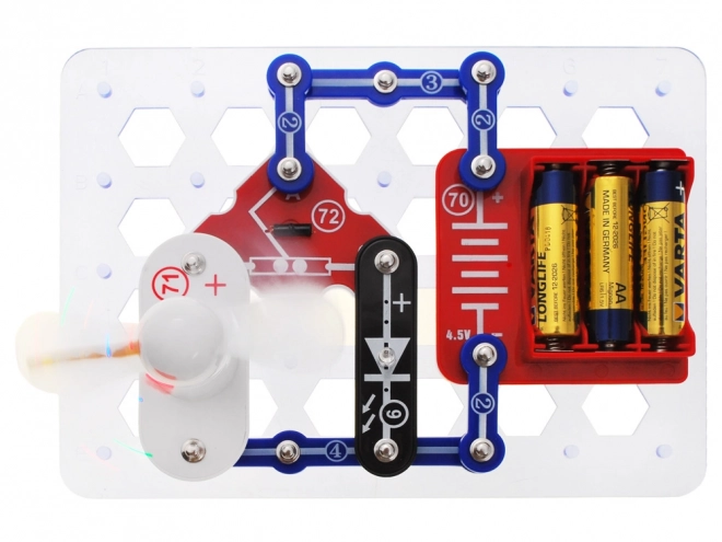 Malý elektronický svietiaci vzdelávací set