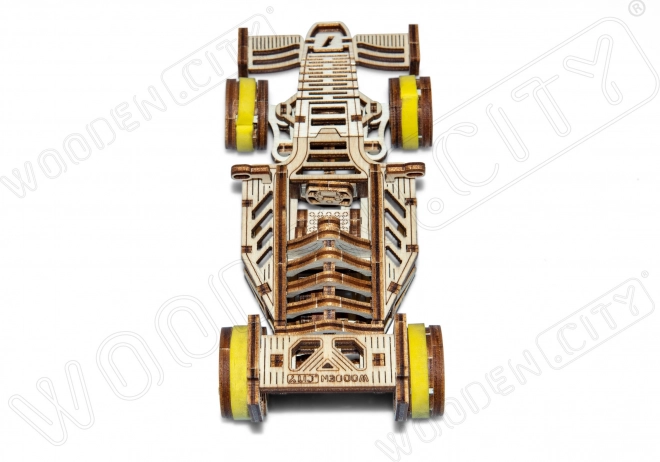 Drevené 3D puzzle Závodný automobil