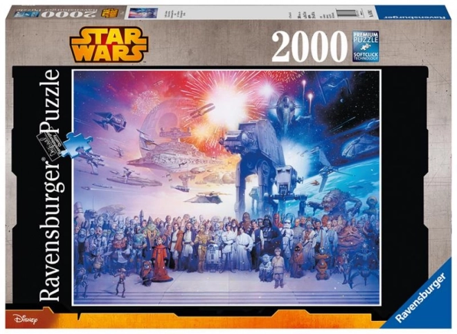 Ravensburger puzzle Star Wars vesmír 2000 dielikov