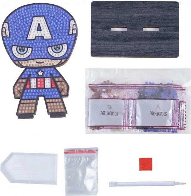 Diamantové maľovanie Avengers: Kapitán Amerika