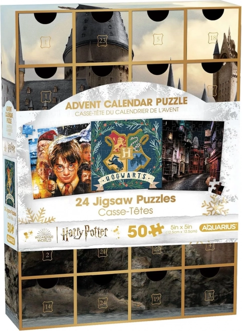 Adventný kalendár Harry Potter Puzzle 24x50 dielikov
