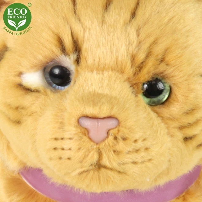 Rappa Plyšová mačka hnedá 25 cm ECO-FRIENDLY