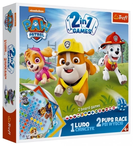 Trefl: Hra 2v1 - Človeče nehnevaj sa: PAW Patrol