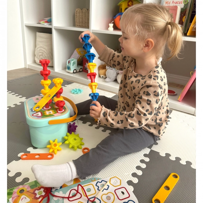 Woopie Green konštrukčný box Montessori 12v1