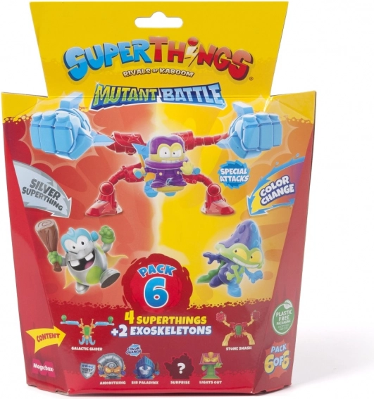 Figúrka SuperThings Mutant Battle 6 ks