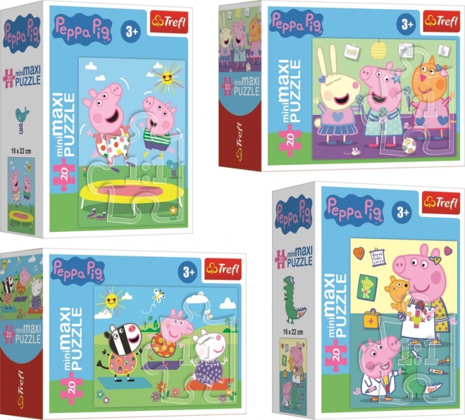 Puzzle Prasiatko Peppa 20 dielikov