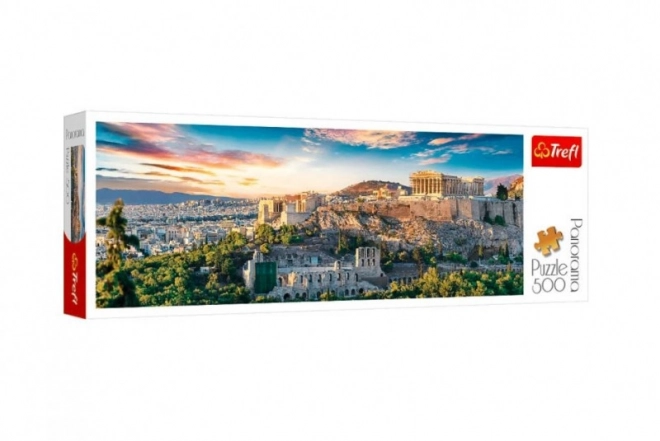 Panoramatické puzzle 500 dielov Akropola Atény