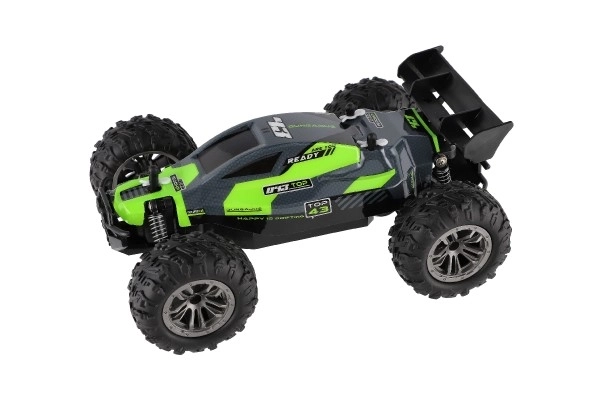 Auto RC Buggy rýchlostné 2,4GHz plastové 25cm s batériami zelené