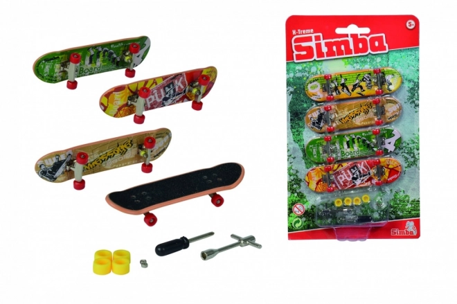 WOT Sada mini skateboardov 4 kusy