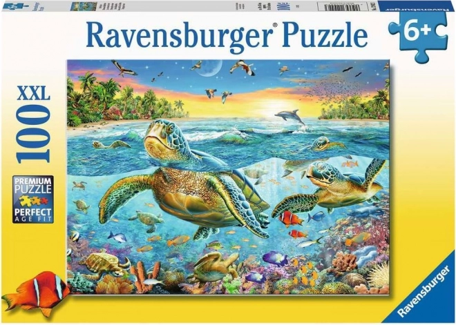 Ravensburger puzzle Morské korytnačky XXL 100 dielikov