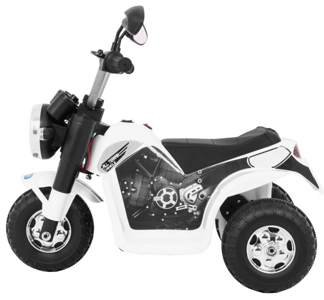 Detský akumulátorový motocykl MiniBike Bílý