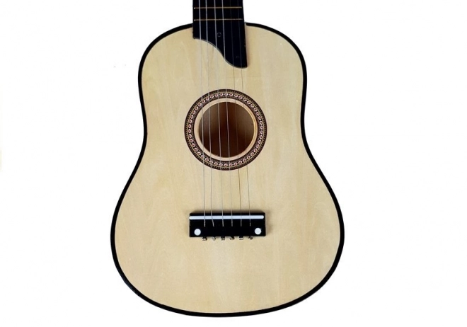 Drevená Gitara Krémová S Trsátkom