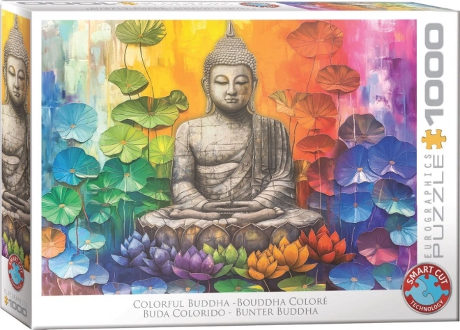 EUROGRAPHICS Puzzle Farebný Budha 1000 dielikov