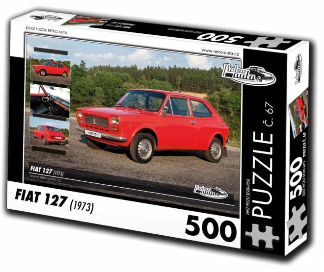 Puzzle Retro-Auta Fiat 127 1973 500 dielikov