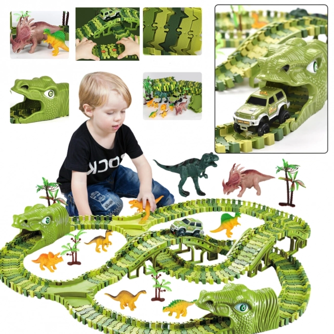 Dinosauria závodná dráha 240 dielov