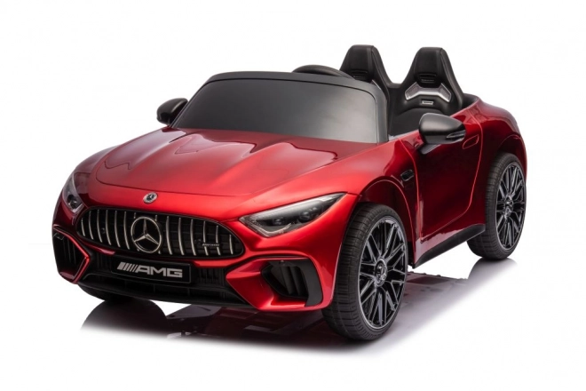 Mercedes AMG SL63 červeno lakované auto na baterky